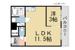 百万遍ハイツ【2階】の間取り