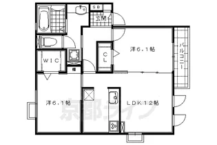 コンフォール井ノ口【2階】の間取り