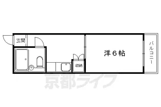 ジョリー岡崎【30B号室】の間取り