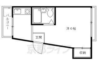 コーポ香月【301号室】の間取り