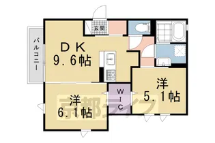 メゾン・ド・光【102号室】の間取り