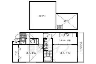 浄雲壱番館【2階】の間取り