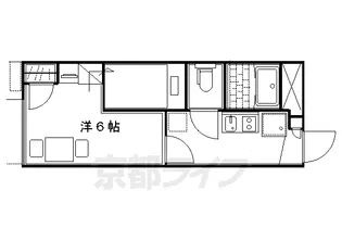レオパレス花園【202号室】の間取り