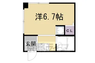 ハイムブルーメ【208号室】の間取り