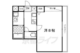 Gladvis京都洛北【2階】の間取り