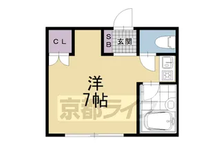 東山女子ハイツ【203号室】の間取り