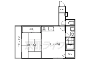 宮野ビル【302号室】の間取り