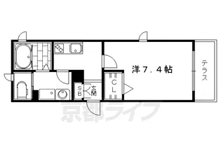 シャーメゾングローリー【101号室】の間取り