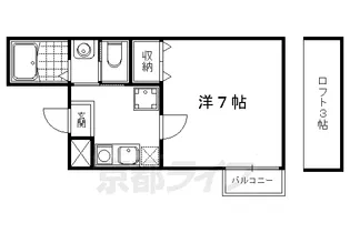 ガーネット鞠小路【301号室】の間取り