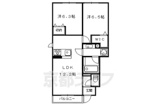 ハッピネス【103号室】の間取り