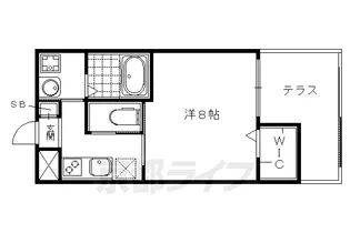 Premier Palais Berge【105号室】の間取り