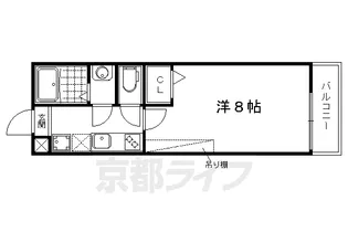 アークリード洛北【2階】の間取り