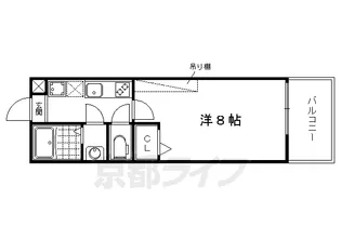 1Kの間取り画像