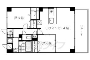 ザ・グレース京都岡崎【103号室】の間取り