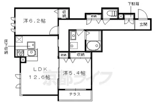 コンフォール・ロシェ【103号室】の間取り