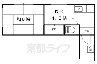リッチモンド岡崎【203号室】の間取り