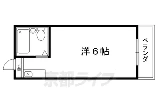 ヘラクレス京大北【302号室】の間取り