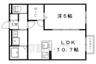 ユイマールk【201号室】の間取り