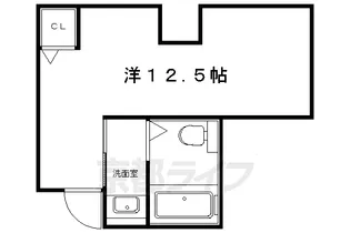 カーサミーア北白川【18号室】の間取り