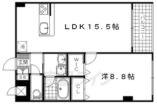「ドルフ聖護院」【2階】の間取り