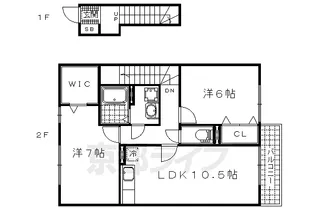 グランステージB【2階】の間取り