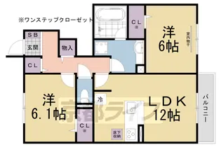 Lily Oak【1階】の間取り