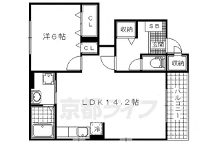 ベル フィオーレ【1階】の間取り
