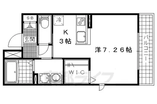 COZY HOUSE【202号室】の間取り