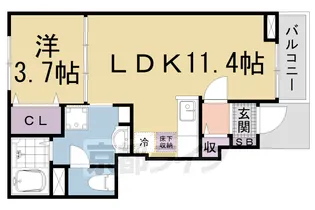 リバティ スペースⅢ【1階】の間取り
