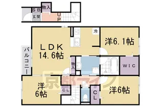 フェリーチェ ファミリア【2階】の間取り
