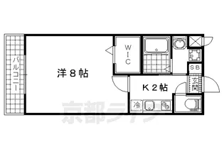 A−mon醍醐【3階】の間取り