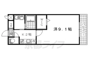 A−mon醍醐【3階】の間取り