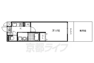 プランドール幸【1階】の間取り