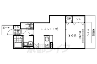 サクラハウス【205号室】の間取り