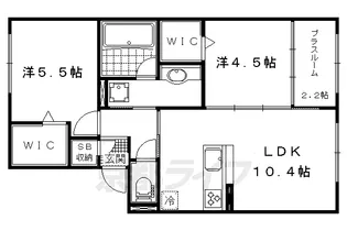 アドヴァンス【205号室】の間取り