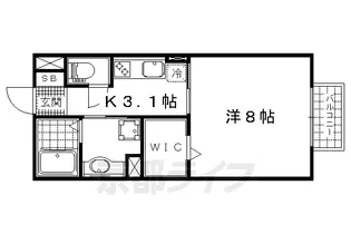 Luce Biwa【2階】の間取り