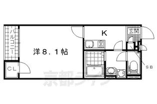 クレイノアローウェアハウス【202号室】の間取り