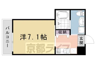 クレア ラ・クーオ【4階】の間取り