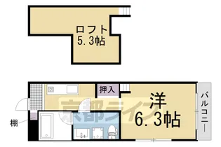 シュティール・ヴェーレン【101号室】の間取り