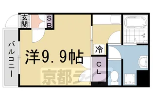 メゾン・ビロング【2階】の間取り