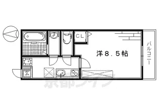 京都府京都市伏見区東柳町【マンション】の間取り