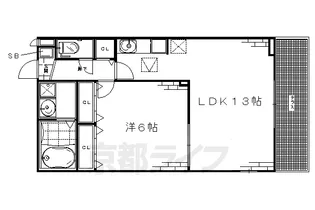 「カーサアルドーレⅡ」【1階】の間取り