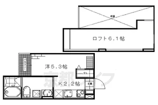 Crescent【1階】の間取り