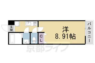 プレシャス七番館【101号室】の間取り