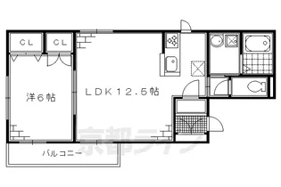 Pleasantville【1階】の間取り