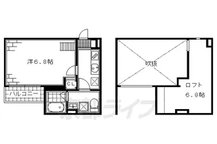 フォレスト丹波橋【2階】の間取り