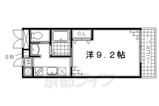 エクセレント鳥羽【2階】の間取り