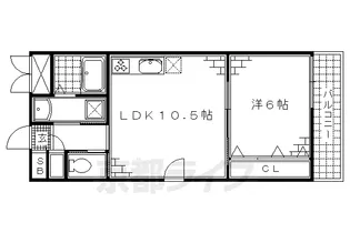 エクセレント鳥羽【3階】の間取り