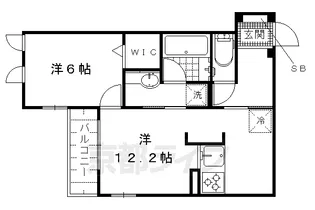 Robina【101号室】の間取り