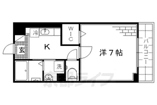 プランドール アイ【1階】の間取り